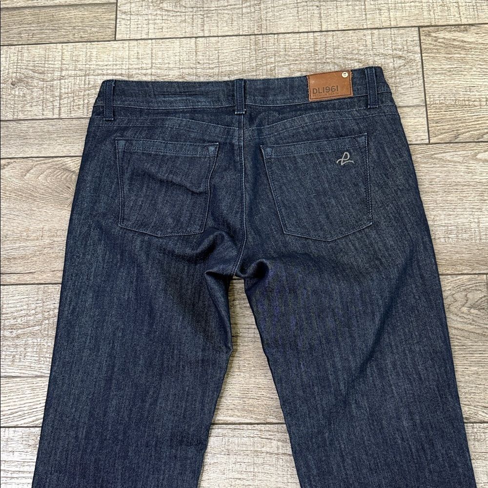 DL1961 Women's 4Way Stretch Dark Indigo Milano Boot Cut Jeans - Picture 6 of 14